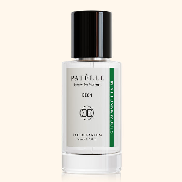 EE04 Mint Tonka Woods by PATÉLLE — Inspired by Versace Eros, sweet fresh gourmand men's EDP with 25% oil concentration