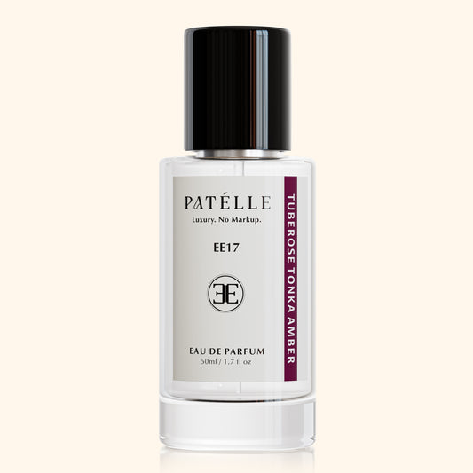 EE17 Tuberose Tonka Amber by PATÉLLE — Shop Good Girl dupe for women, sweet floral gourmand EDP 25% oil, Save 20%