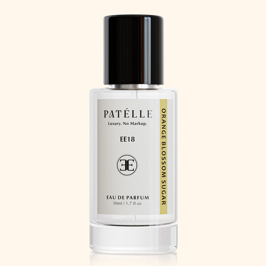 EE18 Orange Blossom Sugar by PATÉLLE — Shop Kilian Love Don't Be Shy dupe, sweet gourmand floral unisex EDP 25% oil Save 24%